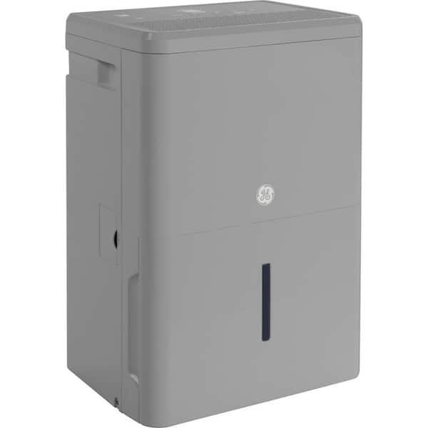 GE 50-Pints for Wet Rooms Up To 4500 sq. ft. Residential Dehumidifier with Bucket in Gray Wi-Fi, ENERGY STAR AWHL50LD