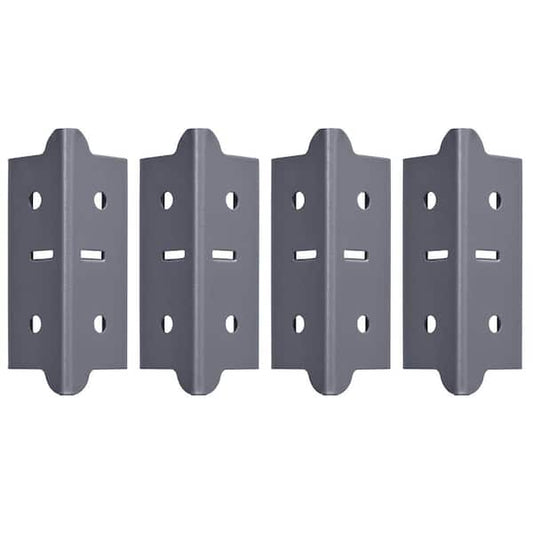 Muscle Rack 4-Pack Steel Post Coupling Outer in Grey (4 in. H x 1.375 in. W x 1.375 in. D) CPOUT-GRY-4
