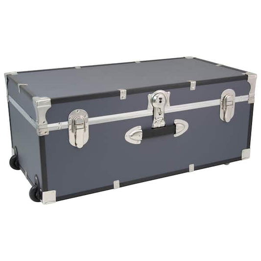 Seward Trunk Seward Explorer 30 in. Trunk with Wheels & Lock, Gray SWD6113-29