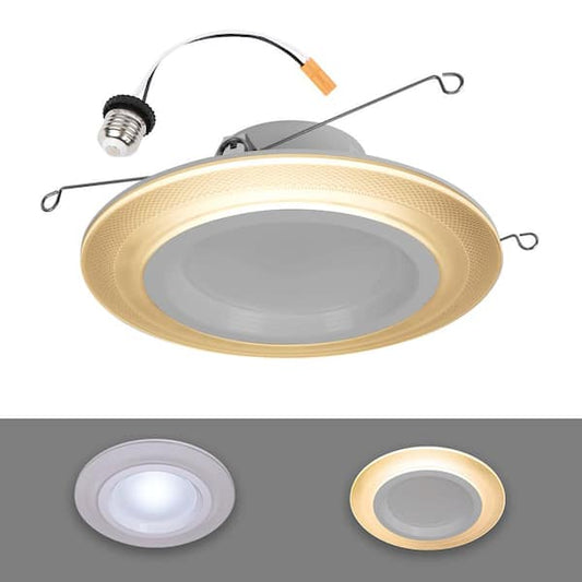 HALO 5/6 in. 10.9-Watt RL Night Light Recessed LED Retrofit Module, 1000-Lumens, Selectable CCT, D2W RLNL56109FSD2W1EWH