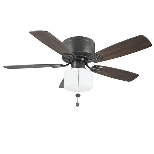 Hampton Bay Bellina 42 in. Oil-Rubbed Bronze Ceiling Fan with Light Kit RH5H1-ORB
