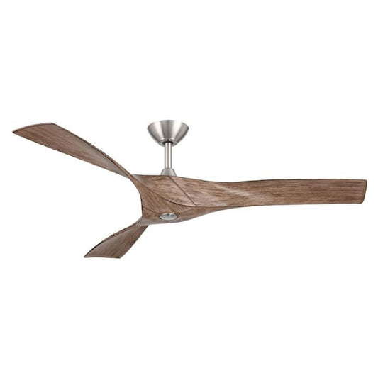 Home Decorators Collection Wesley 52 in. Brushed Nickel Ceiling Fan with Remote Control 34776-HBU