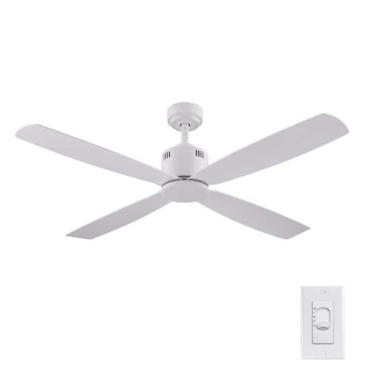 Home Decorators Collection Kitteridge 52 in. Indoor White Ceiling Fan 34777-HBUW