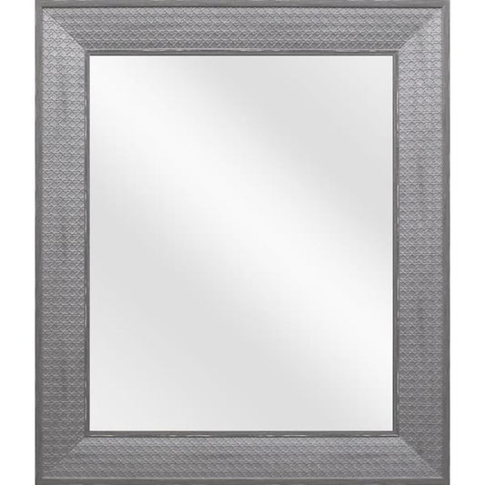 Home Decorators Collection 29.5 in. W x 35.5 in. H Gray Vanity Mirror 6586WK-B-625