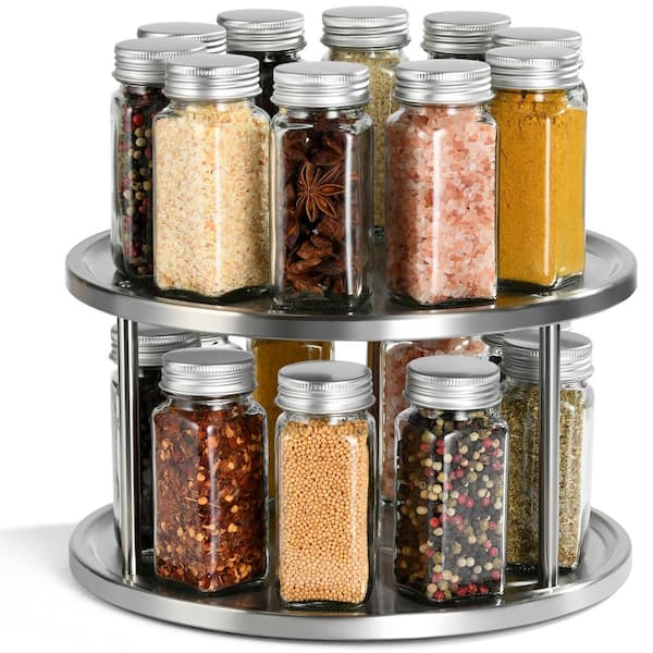 Home it 2-Tier Lazy Susan Turntable 360° 4211