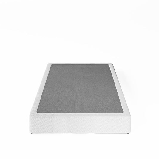 HOMZENE 9 in. Twin Size Box Spring with Metal Structure, Mattress Foundation with Fabric, Easy Assembly and No Squeak THD-SBS01-9