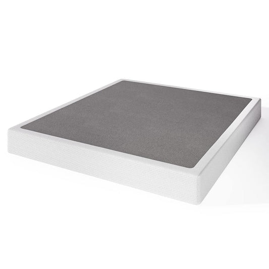 HOMZENE 5 in. H Full Size Box Spring with Metal Structure, Mattress Foundation with Frabric Cover, Heavy-Duty THD-SBS03-5
