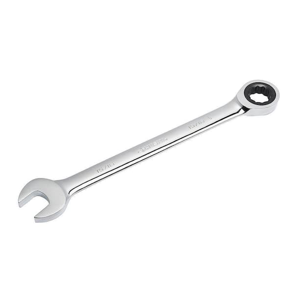 Husky 15/16 in. 12-Point SAE Ratcheting Combination Wrench HRW1516