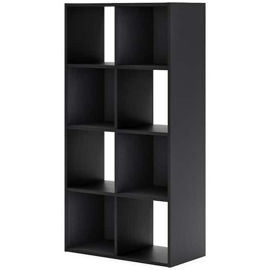 Signature DESIGN BY ASHLEY LangdreW x 47.05 in. H x 23.74 in. W x 11.81 in. D Matte Black MDF 8-Cube Storage Organizer EA4957-4X2