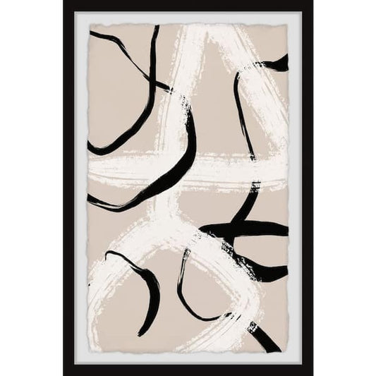 MARMONT HILL INC Chaos of Thoughtsby Marmont Hill Framed Abstract Art Print 36 in. H x 24 in. W MODAPP48BFPFL36