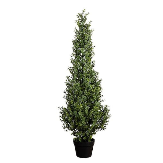 Nearly Natural 4 ft. UV Resistant Artificial Boxwood Topiary Tree (Indoor/Outdoor) T4969