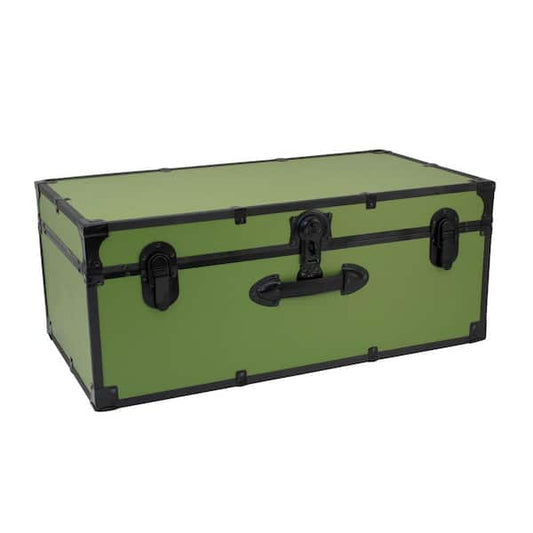 Unbranded Seward Classic 32 in. x 13.25 in. x 17.75 in. Trunk with Lock, Olive Grove SWD5118-03
