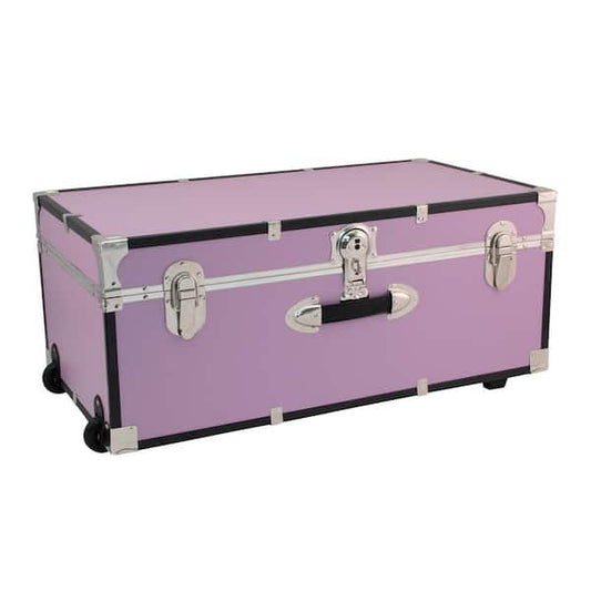 Seward Trunk Seward Explorer 30 in. Trunk with Wheels & Lock, Orchid SWD6113-35