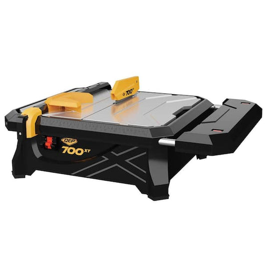 QEP 700XT 3/4 HP Wet Tile Saw with 7 in. Blade and Table Extension 22700Q