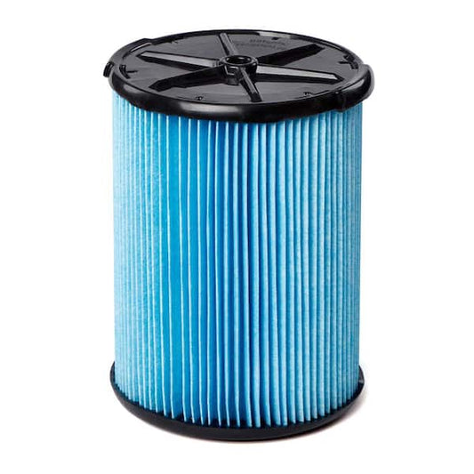 RIDGID Genuine Fine Dust Pleated Paper Wet Dry Vac Shop Vacuum Filter for Most 5-16 Gal. RIDGID Wet Dry Vacs (1-Pack) VF5000 VF5000