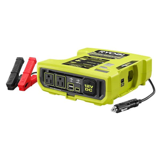RYOBI ONE+ 18V 1000-Watt Max 12-Volt Automotive Power Inverter RYi1030A