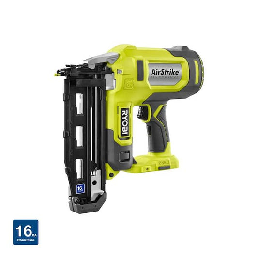 RYOBI ONE+ 18V AirStrike 16-Gauge Cordless Finish Nailer (Tool Only) P326