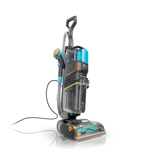 Shark Carpetxpert Hairpro Pet with StainStriker, Corded Deep Rug and Upholstery Upright Carpet Cleaner in Metallics EX301