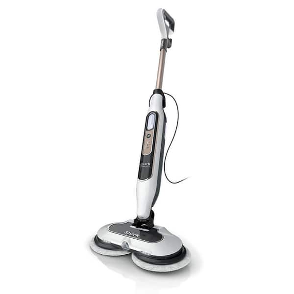 Shark Steam and Scrub Corded Steam Mop and Cleaner for Hard Floors White with Steam Blaster Technology that scrubs sanitizes S8201