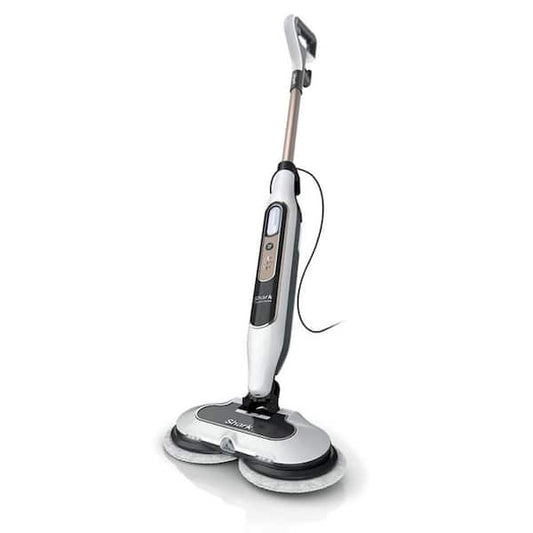 Shark Steam and Scrub Corded Steam Mop and Cleaner for Hard Floors White with Steam Blaster Technology that scrubs sanitizes S8201