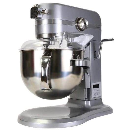 KENMORE Elite 6 Qt. 10 Speed Silver/Stainless Steel Bowl Lift Stand Mixer with Countdown Timer KKESM600M