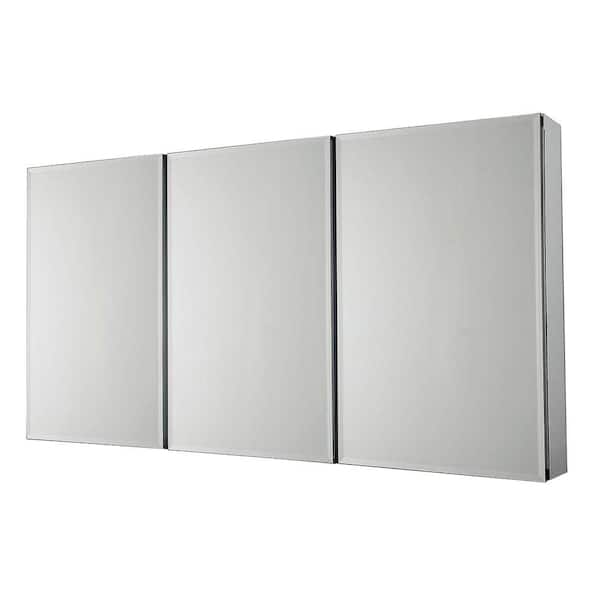 Pegasus 36 in. W x 31 in. H Rectangular Aluminum Medicine Cabinet with Mirror SP4589
