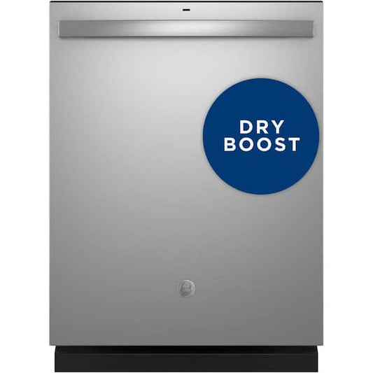 GE 24 in. Top Control Hybrid Tub 52 dBA Dishwasher in Stainless Steel W/ Dry Boost Technology, Active Flood Protection GDT565HSYSS