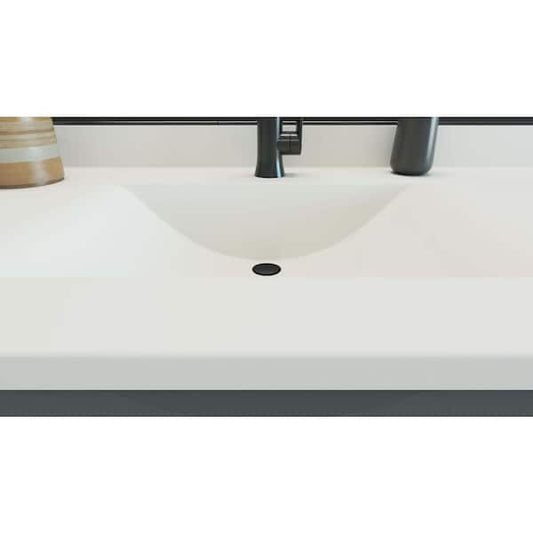 Swan Contour 43 in. W x 22 in. D Solid Surface Vanity Top with Sink in White CV02243.010