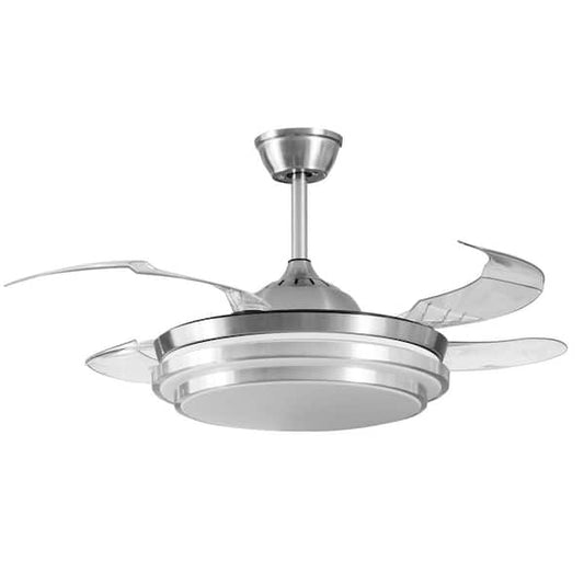 Urbanest 42" Retractable Fan Ceiling Light with 3 Color Change, Reversible DC Motor 1706472