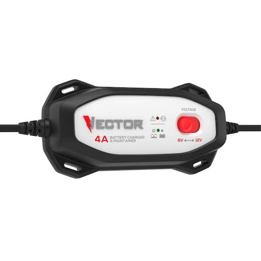 VECTOR 4 Amp Battery Charger/Maintainer VECBC4