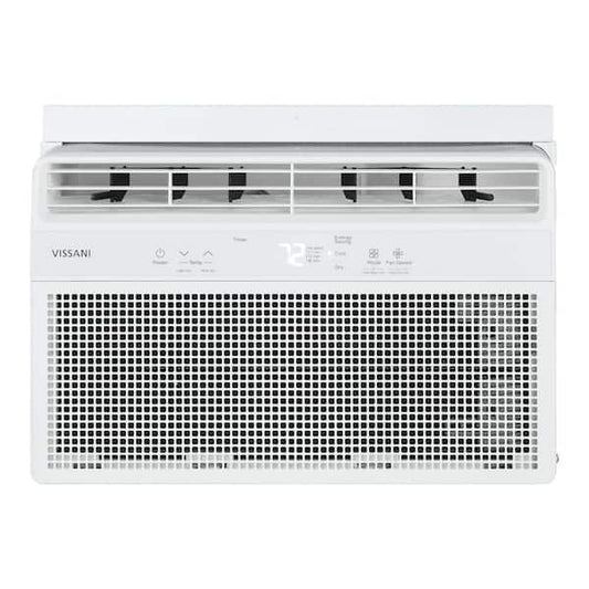 Vissani 6,000 BTU 115-Volt Window Air Conditioner for 250 sq. ft. Rooms with Remote in White VW6024R