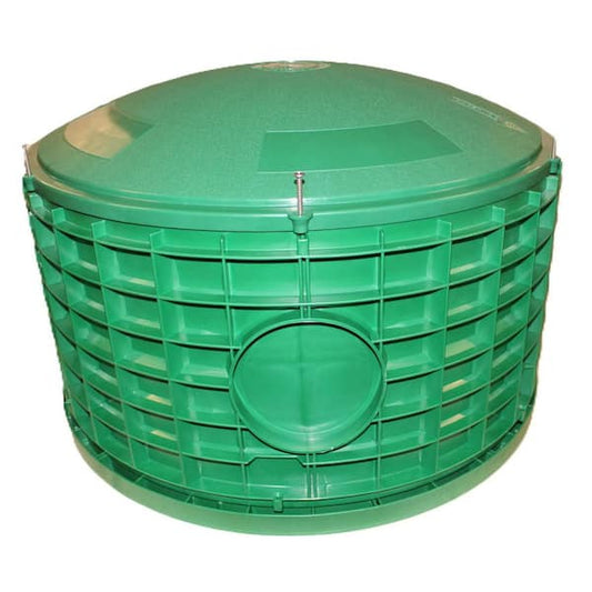 VPC 24 in. x 12 in. Tall Septic Tank Riser Combo 89-24RS12COMBO
