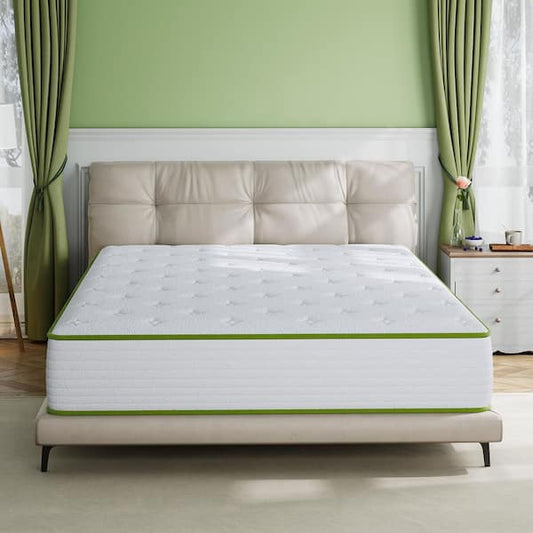 Babo Care Full Size Medium Comfort Level Hybrid Memory Foam 12 in. Bed -in-a-Box Mattress Cooling and Skin-Friendly BSS3D-FULL