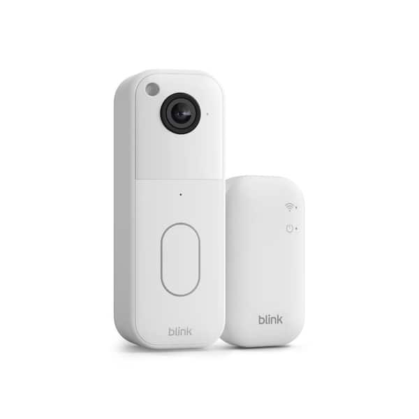 Blink Video Doorbell System - Wireless - Battery Operated Smart Video Doorbell Camera and Included Sync Module Core,White B0DGQVD8FG