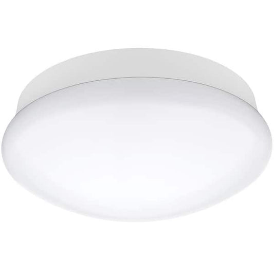 Commercial Electric Spin Light 11 in. Closet Light LED Flush Mount Ceiling Light 1600 Lumens 22W Bright White 4000K E26 Base or Hardwire 54652143