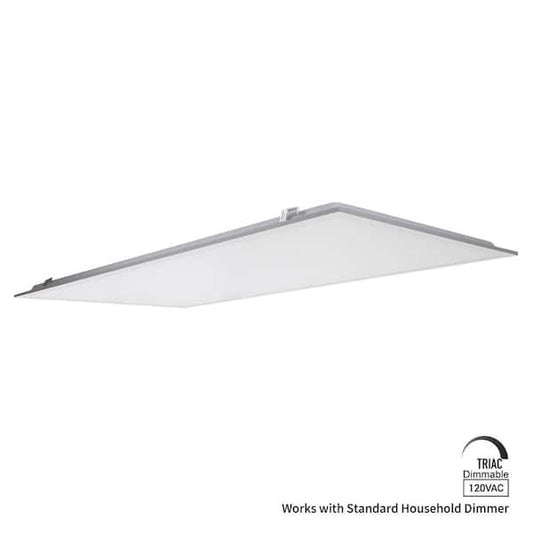 Commercial Electric 1-Pack 2 ft. x 4 ft. LED Flat Panel 40K 4500 Lumens Standard Dimming FP24484045TDCEV