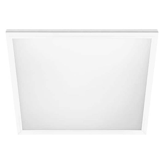Commercial Electric 1-Pack 2 ft. x 2 ft. 4250 Lumens Non-Dimmable Integrated LED Flat Panel Ceiling Flush Mount Fixture Selectable 5CCT FP2X2/6WY/WH/HDT