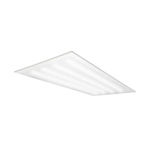 Commercial Electric 2 ft. x 4 ft. 128-Watt Equivalent Integrated LED High Output Prismatic Lens White Troffer, 3500K/4000K/5000K TR24483CCTKPCEV