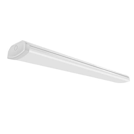 Commercial Electric 1-Pack 4 ft. 3600 Lumens LED Ceiling Wraparound Light 120V Hardwire Garage Laundry Room Shop Light Bright White 4000K 54654241
