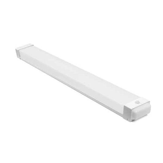 Commercial Electric 1-Pack 4 ft. White Integrated LED Wrap Light with Motion Sensor and Adjustable CCT plus Night Light at 4000 Lumens LM2n400042WNGTH