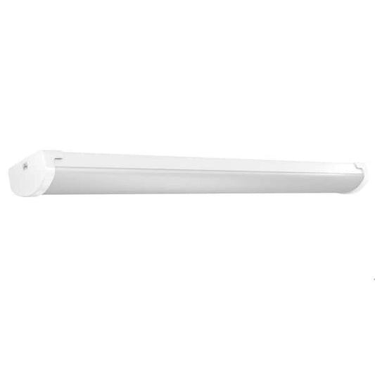 Feit Electric 4 ft. 64- Watt Equivalent Integrated LED White Motion Utility Shop Light with Remote WRAP/4C/840/IR/MM