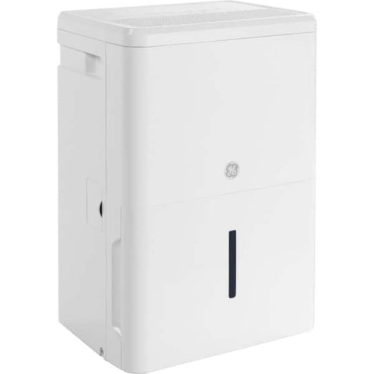 GE 25-Pints for Damp Rooms Up to 1500 sq. ft. Residential Dehumidifier with Bucket in White, ENERGY STAR ADHL25LD