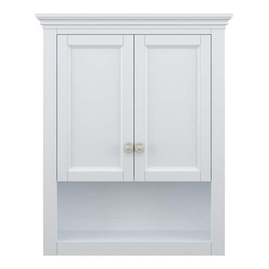 Home Decorators Collection Lamport 26 in. W x 8 in. D x 32 in. H Bathroom Storage Wall Cabinet in White LMWW2632