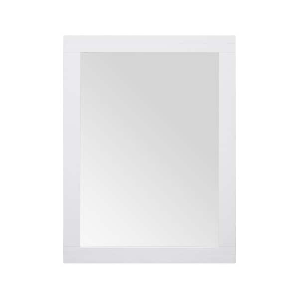 Home Decorators Collection Sturgess 24 in. W x 32 in. H Rectangular Medicine Cabinet with Mirror 19111-MC24-WT
