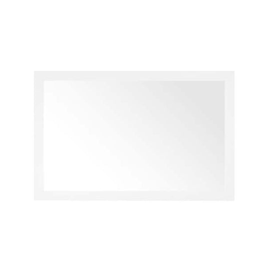 Home Decorators Collection Grace 46 in. W x 30 in. H Rectangular Framed Wall Mount Bathroom Vanity Mirror in White Grace MR-W