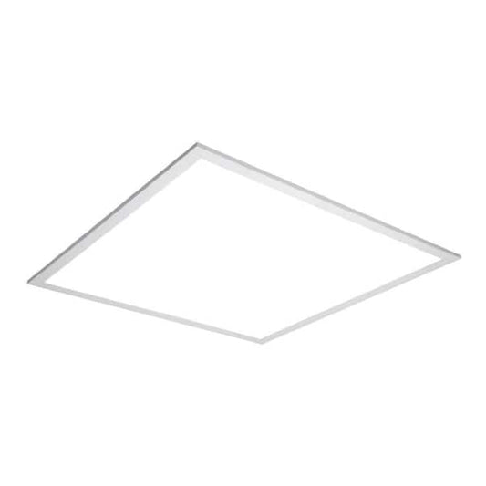 Metalux 2 ft. x 2 ft. White Integrated LED Flat Panel Troffer Light Fixture at 4200 Lumens, 4000K, Dimmable RT22SP