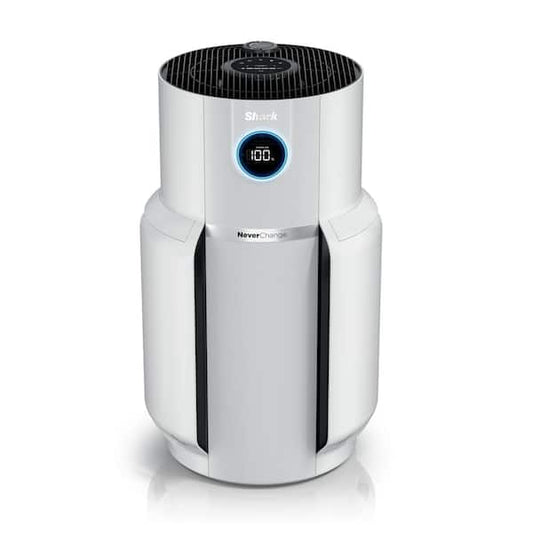 Shark NeverChange 1400 sq. ft. HEPA Filter Tower Air Purifier and Cleaner in White w/ Odor Neutralization and Clean Sense Tech HP302