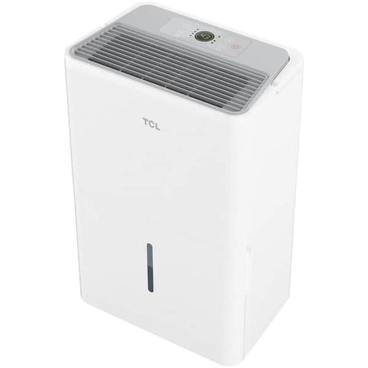 TCL 32 pt. 3,000 sq. ft. Compact Smart Dehumidifier with Remote, App and Smart Home Integration in White H32D44W