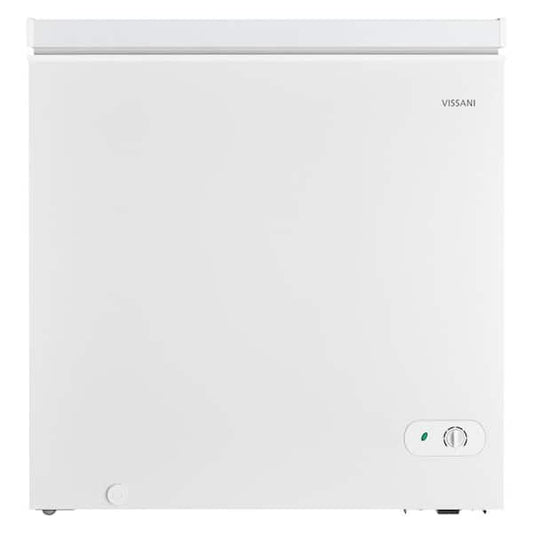 Vissani 7.0 cu. ft. Manual Defrost Chest Freezer with LED Light in White Garage Ready HMCF7W5