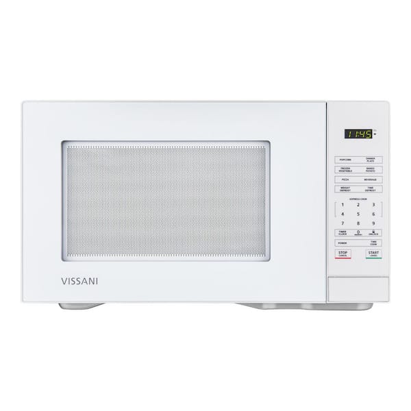 Vissani 1.1 cu. ft. Countertop Microwave Oven in White HVM1110W3